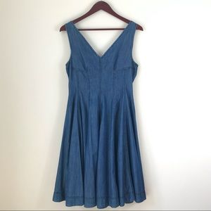 Anthropologie holding horses fit and flare dress 4